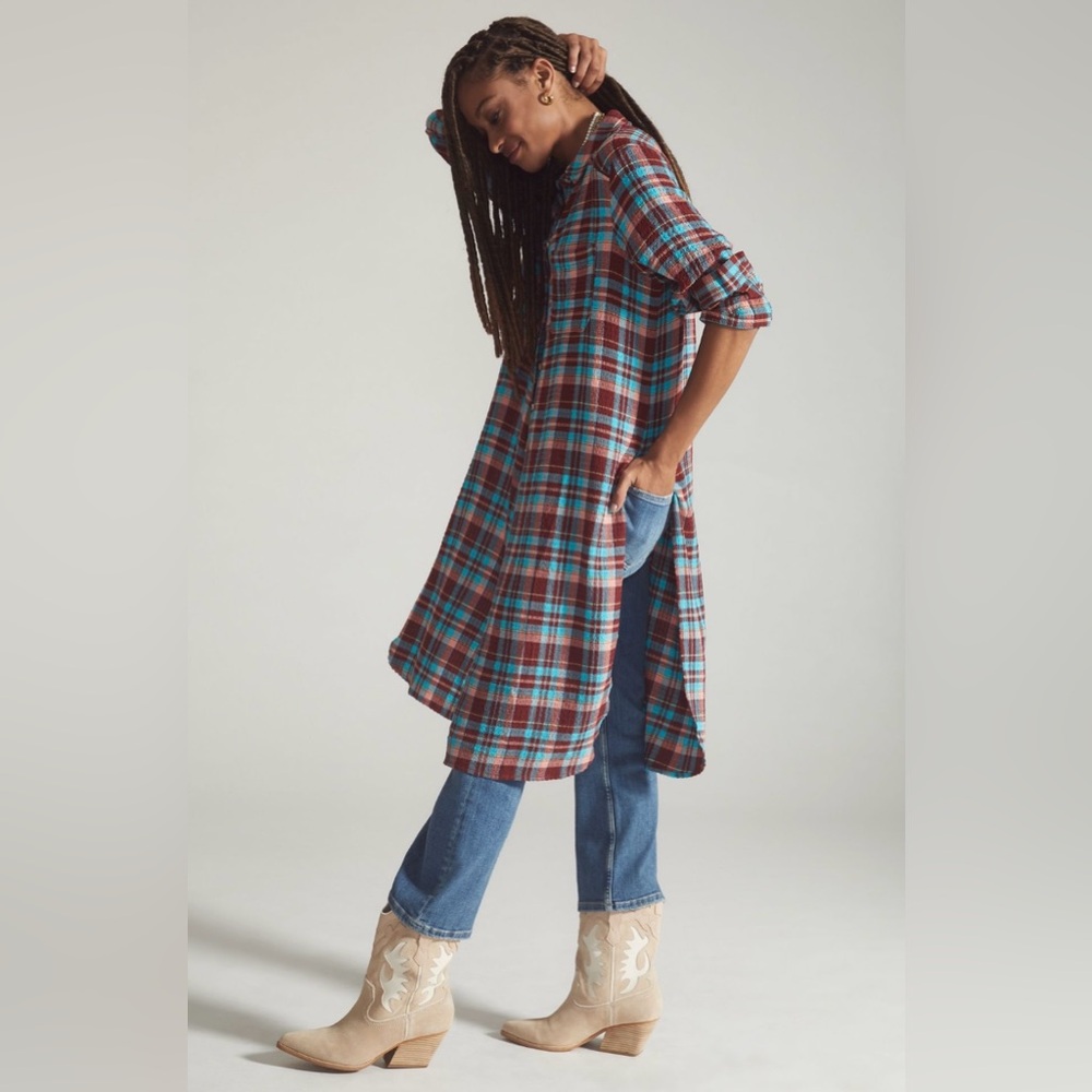 Pilcro Longline button down Shirt